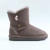 2018 new delicate pins and light heel winter snow boots women