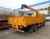 CLW brand 4 tons crane truck 360 degrees rotation 10m lifting height 8m working radius