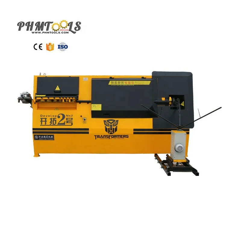 
Develop No.2 High-efficiency CNC hoop making machine, automatic rebar bending machine 