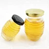 Screw Sealing Top 250g 500g Unique Design Fancy Glass Candy Storage Bottle Jars For Honey