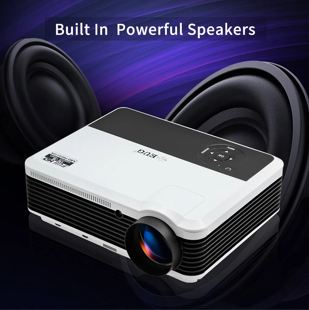 EUG X88+ 5000 lumens 3D support 1080p hd home theater led projector, View Home theater led