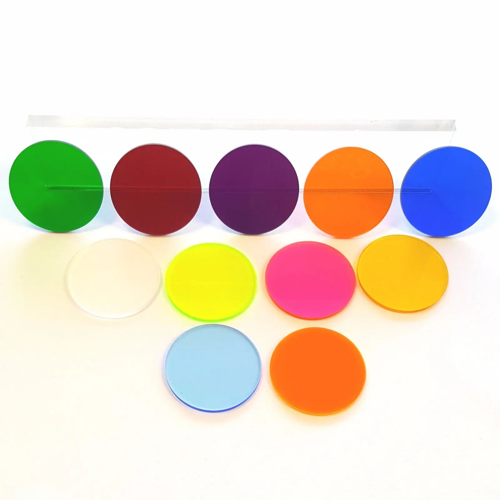 craft acrylic disc acrylic circles clear