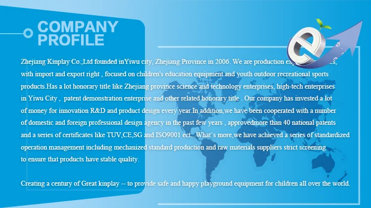 KINPLAY brand custom large multifunction children playground equipment outdoor plastic slide