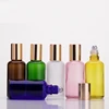 50ml new multi-color ball bearing bottle cosmetic is divided into glass bottles white frosted ball bearing bottle round ball bot