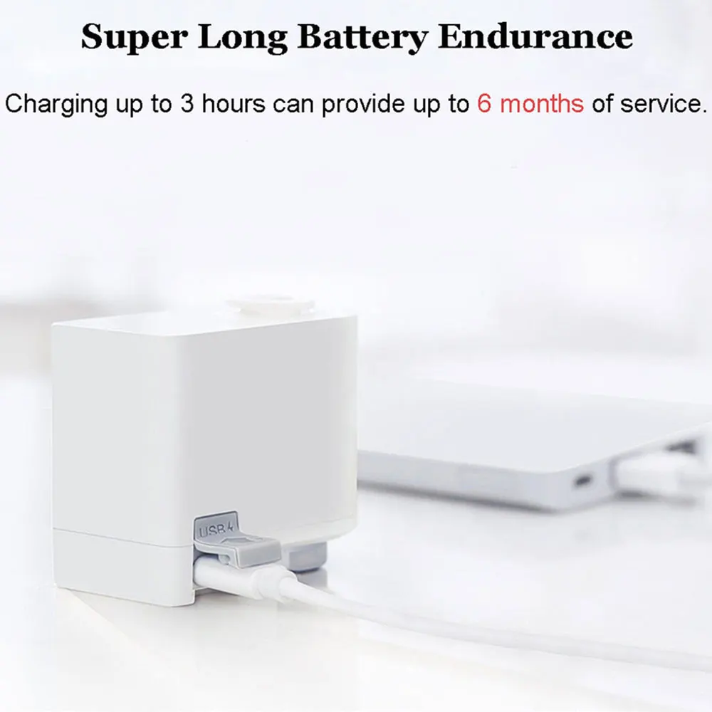 
Xiaoda Water Saving Shower Heads USB Charging Eco Sensor Water Saving Tap Aerator 