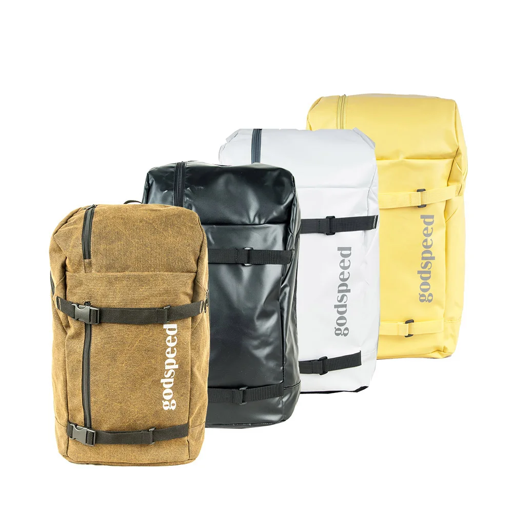 

2019 custom Outdoor sports bag waterproof foldable travel backpack, Yellow white black khaki