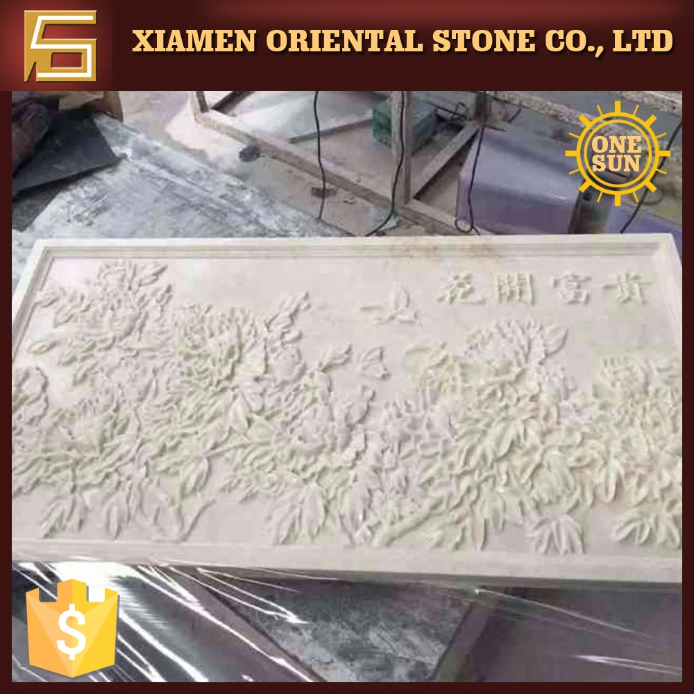 
Stone flower relief carving hot design pattern 