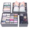 2019 Fashion Design 16 grid bra sock Non Woven 4 set drawer divider Underwear Organizer