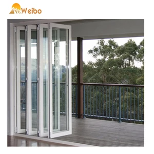 Entrance Vinyl Pvc Upvc Folding Bifold Doors For From China