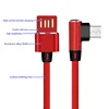Electermi Hot Sale Professional Lower Price 90 Degree Fabric USB Cable