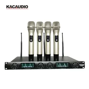 KACAUDIO WE-2018 4 channel conference system UHF Wireless Microphone