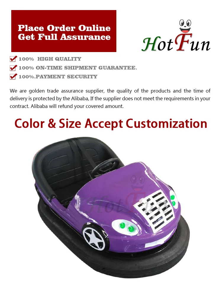 Indoor amusement rides 2 seats electric dodgem bumper car for sale
