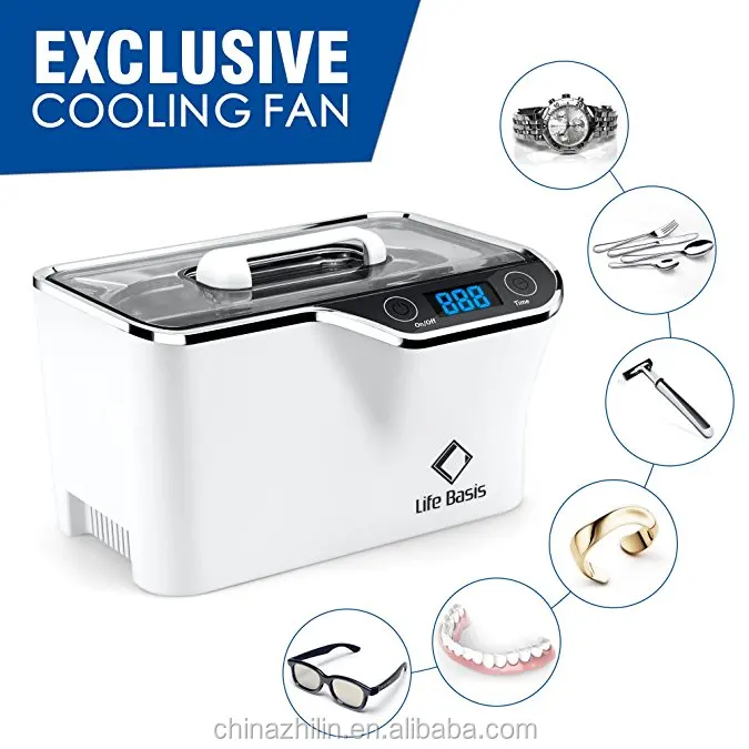 Japan free shipping digital control time setting home use jewelry ultrasonic cleaner