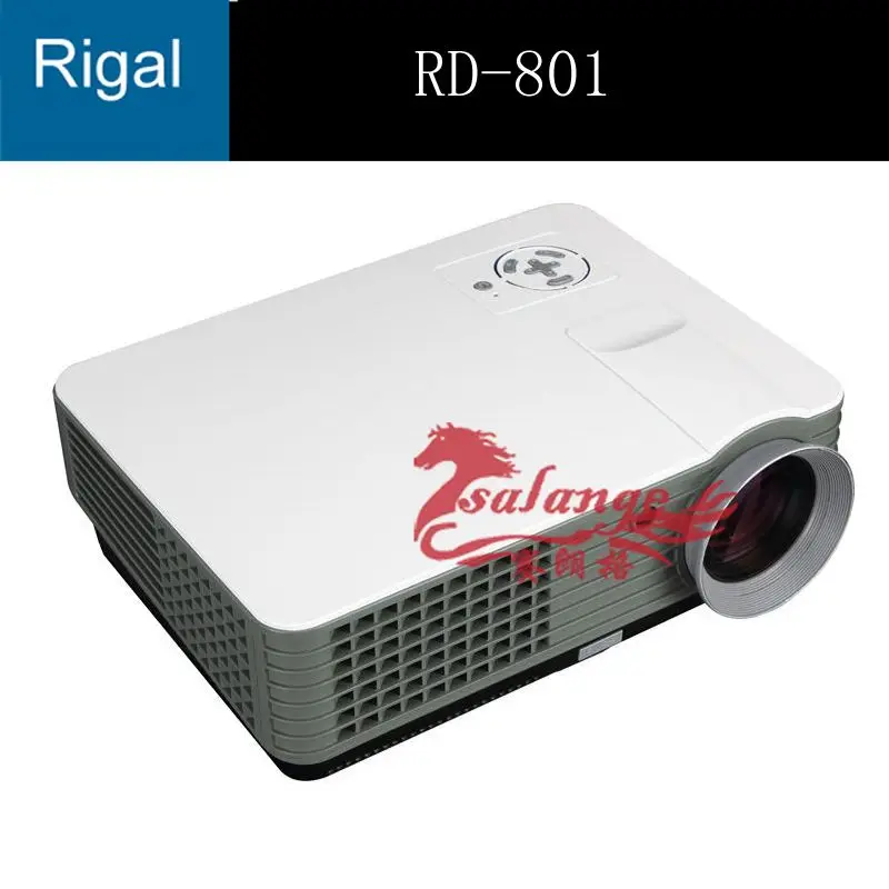 

Original Full HD Projector Rigal RD-801 2000 Lumens Portable Multimedia Smart Lcd Led Video Projector for Home Theater
