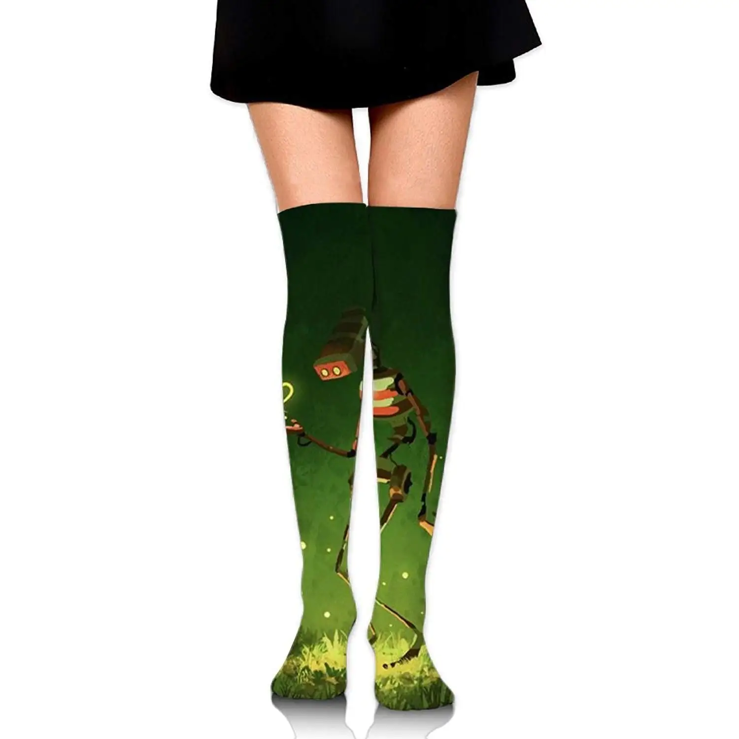Zaqxsw Robot Women Cool Thigh High Socks Long Socks For Womens