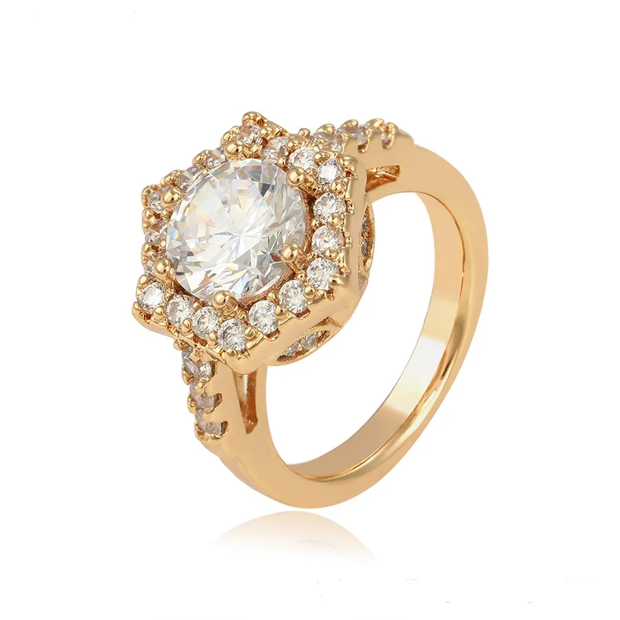 

15317 xuping newly luxurious finger ring with 18k gold plated