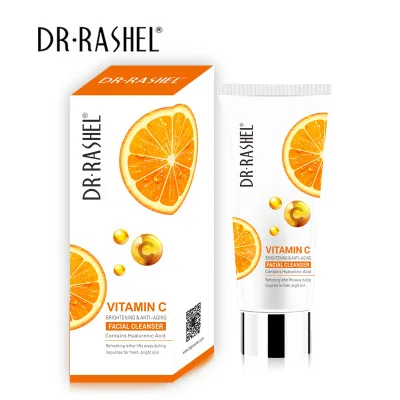 

DR RASHEL VC Series Natural Organic Facial Cleanser Anti Aging Whitening Deep Cleansing Vitamin C Face Wash, White