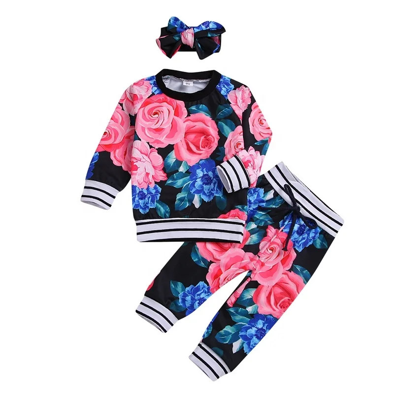 

Baby Girl Clothing Set Kids Clothes Fashion Boutique Clothing, As shown