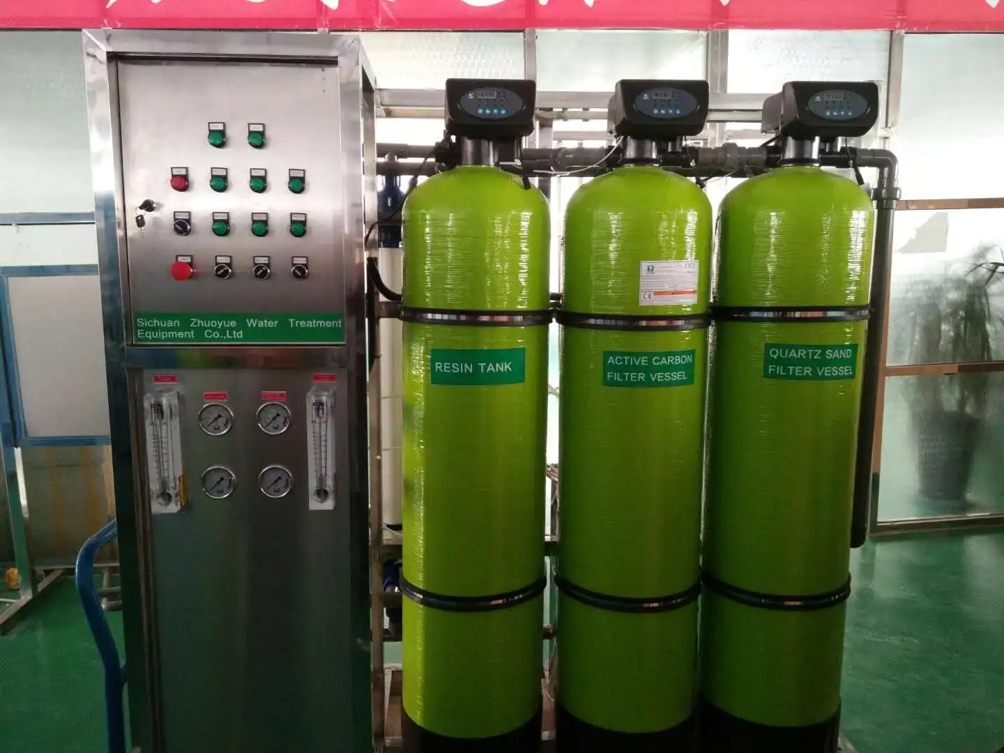Filter Frp Automatic Manual/automatic Frp Tank Sand Filter Carbon Filter Water Softener ...