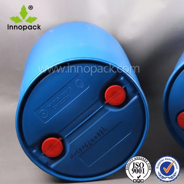 Big Barrel Food Grade Blue Plastic Fuel Drums For Chemical Packaging