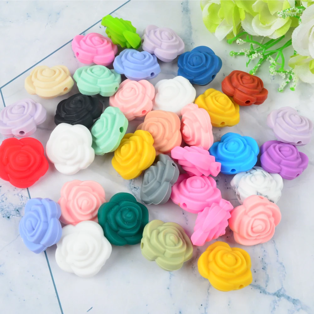 

Food Grade BPA Free Baby Teething Silicone Loose beads for Jewelry, 23 colors, welcome to custom colors