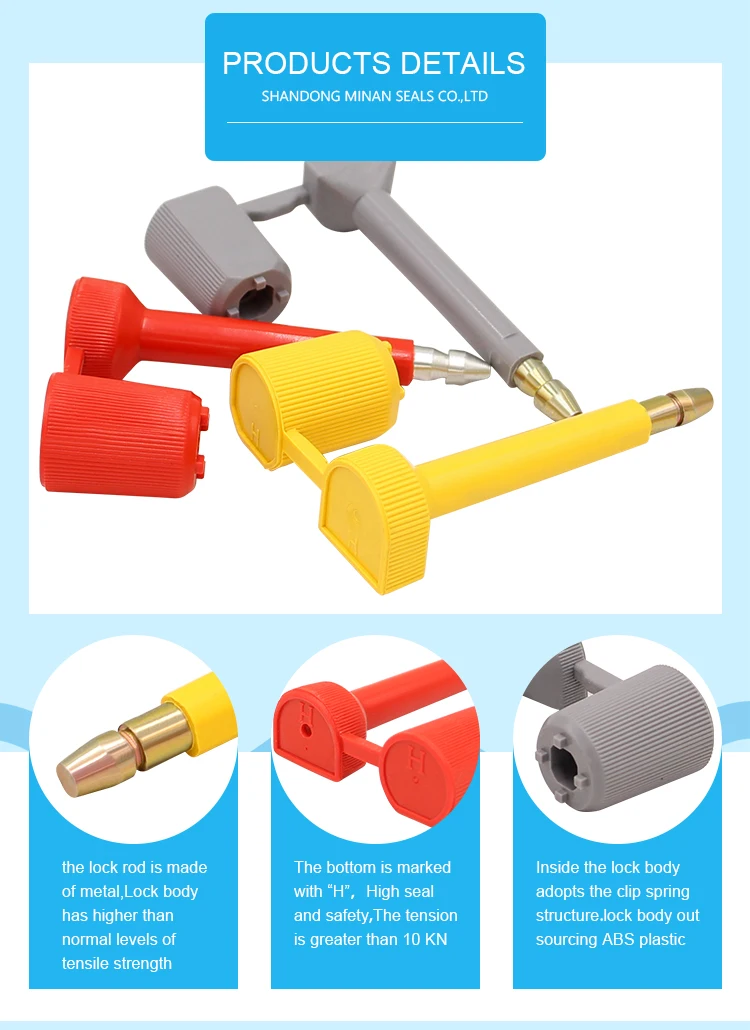MA-BS9010  QR code  co<em></em>ntainer  bolt seal  for customs