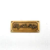 logo metal jewelry tag , metal logo plate , handbag metal logo