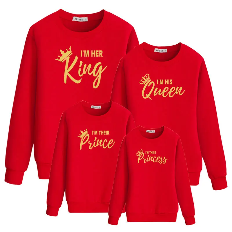 

Family clothing mom daughter matching outfits unisex sweatshirt