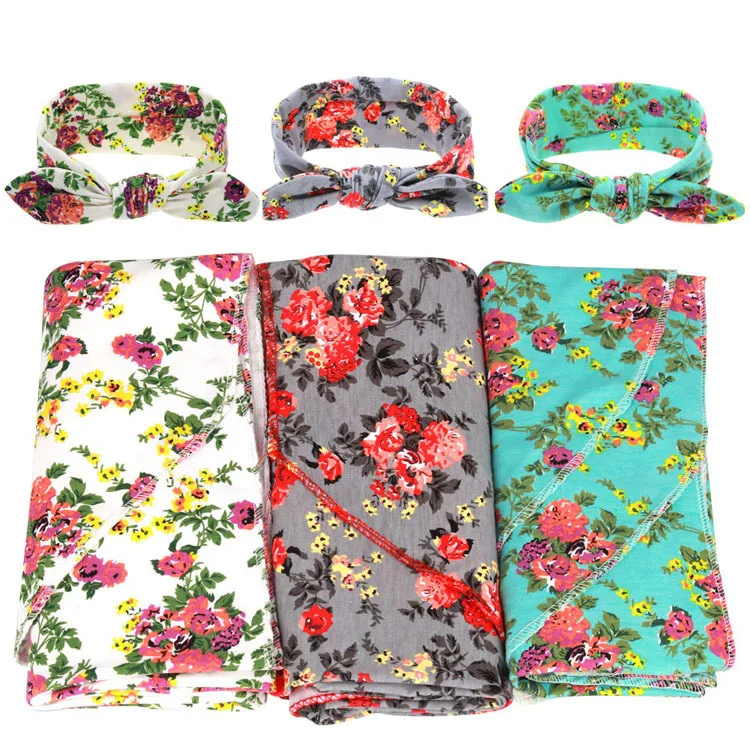 Fashion Unisex Newborn Baby Girl Outfits Costume Photo Photography Prop  Blanket wrap with headband set