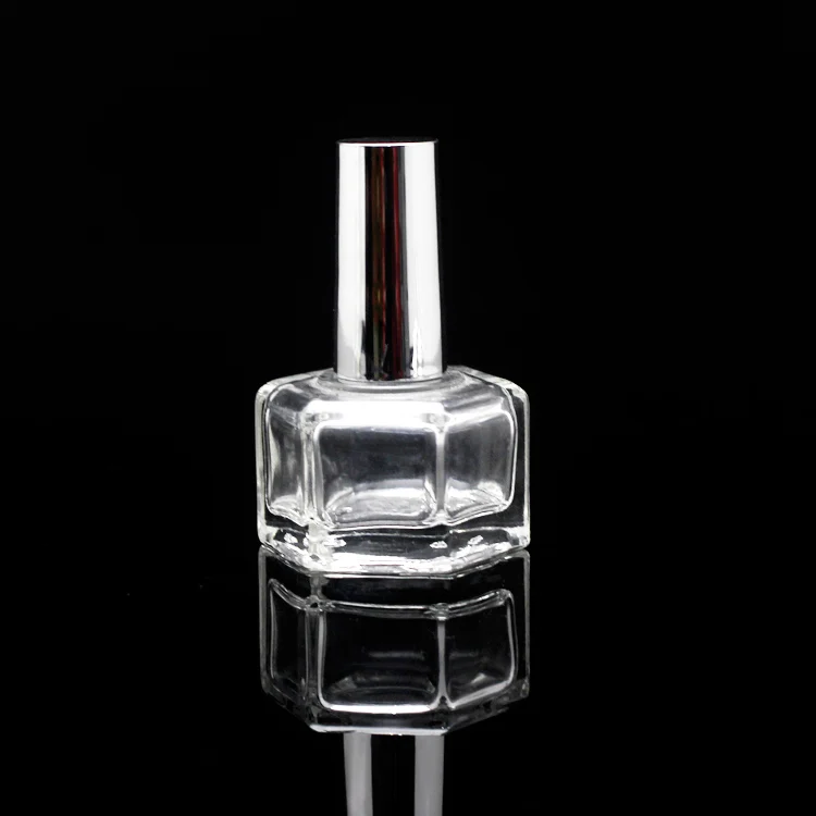 15 Ml Fancy Nail Polish Glass Bottle With Brush Cap Custom Nail Bottle