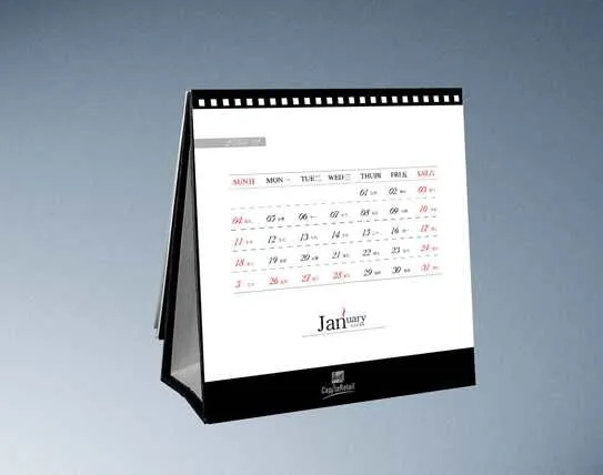 Professional Custom 2015 Table Calendar Desk Calendar Printing