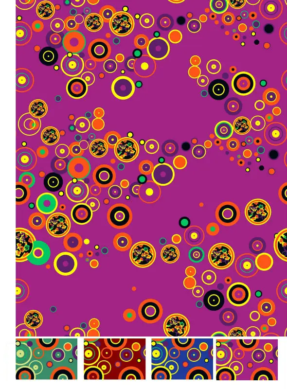 Printed Spun Rayon,ZR503