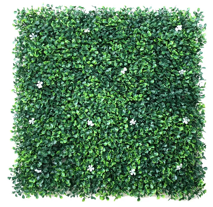 Artificial Plants Fence Green Artificial Wall Plant Panel Fire ...