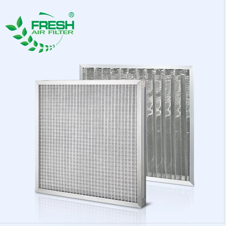 Aluminum Alloy Or Stainless Steel Ahu Bag Filter/washable Bag Filter In
