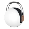 metal portable handle power bank handsfree music receiving waterproof wireless blue tooth speaker with phone, LED light bulb