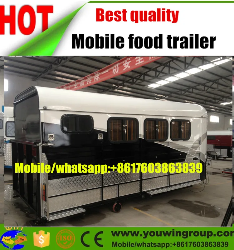 popular food trailer images, Fast Food Mobile Kitchen Trailer, china trailer