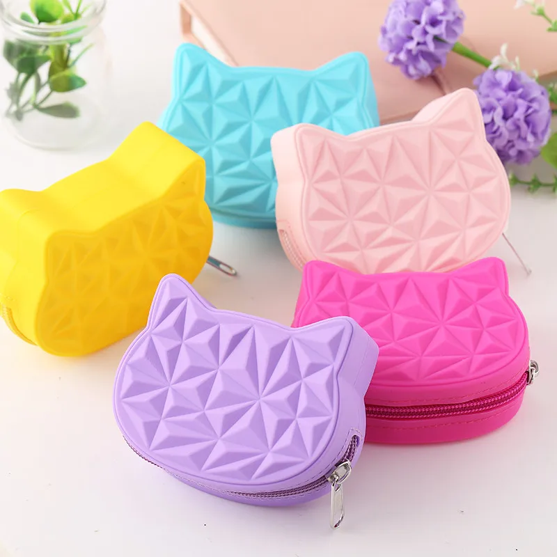 

Colorful stylish 2019 best hot selling girls ladies women's coin zip pouch purse, Yellow , purple, pink etc.