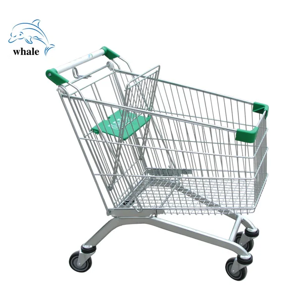 Convenience Store Trolley Shop 4 Inch Pu Caster Supermarket Grocery
