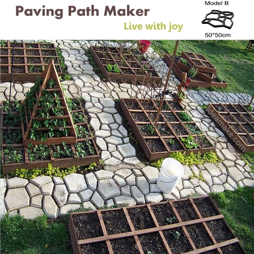 Diy Concrete Moulds For Pathway Pavers And Stepping Stones Of 10 Models
