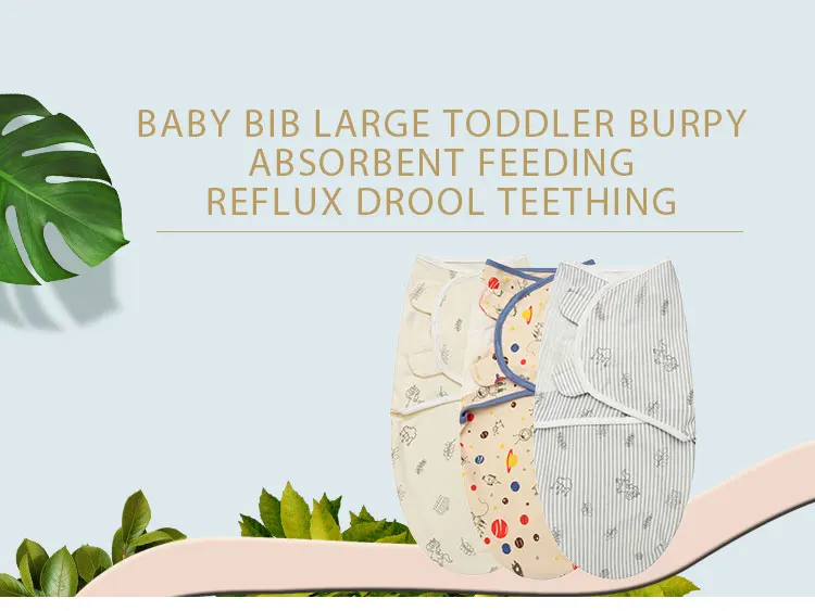 Colorland New Born Cotton Swaddle Blanket Wrap Baby Swaddle With 2 Pack