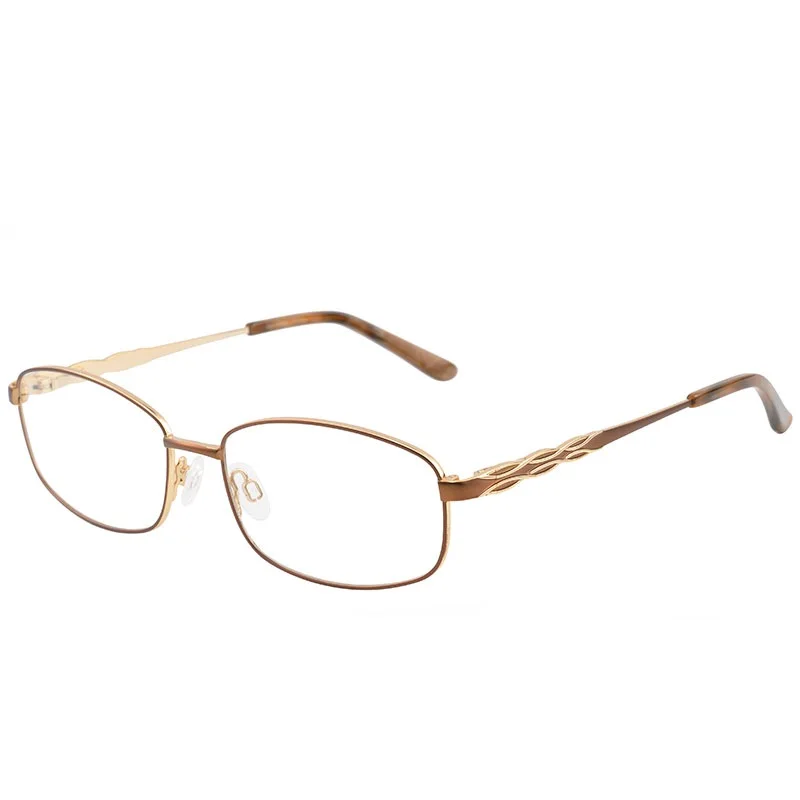 

Titanium Glasses Women Optical Custom Oem Metal Glass Frames