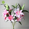Wholesale artificial silk flowers single long stem plastic lily flower