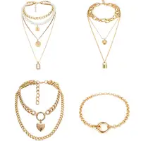 

Cross Heart Tassel Long Multilayer Necklaces Pendants For Women Vintage Charm Gold Choker Necklace 2019 Bohemian Jewelry