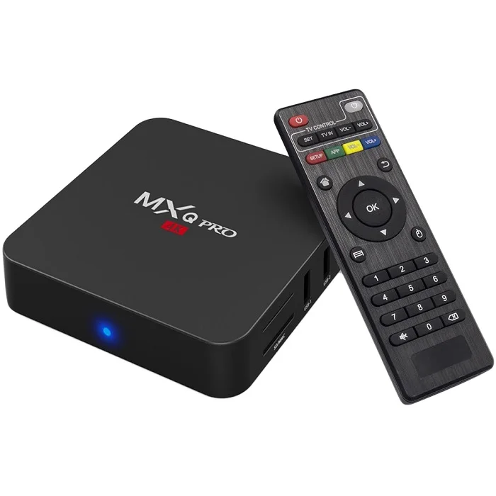 

2019 Wholesale tv boxes with all channel H3 MXQ PRO 4K Quad core 1GB/8GB Android 7.1 KD 18.0 OTT Smart Receiver set top box