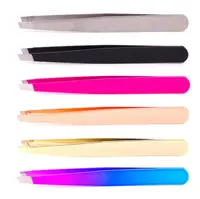 

Melason 5 Colors Stainless Steel Series Best Eyelash Eyebrow Tweezers and Private Label Eyelash Applicator Tools