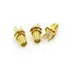 SMA Jack Quick Crimp Cable RF Coaxial Tube Connectors for RG316 pcb female Straight End Launch Jack PCB Connector