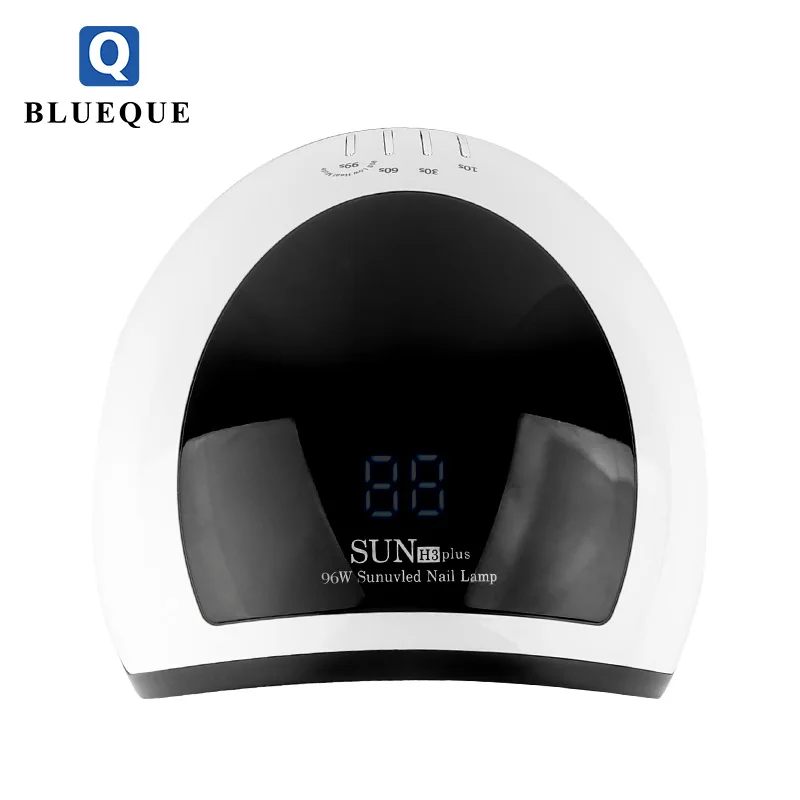 

BLUEQUE Professional 96W uv LED Gel Nail Lamp For Nail Salon Professional Fast UV Nail Dryer Lamp