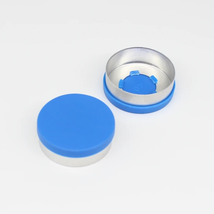 28mm Blue Infusion Bottle Cap Aluminum-plastic Combination Flip Off Cover