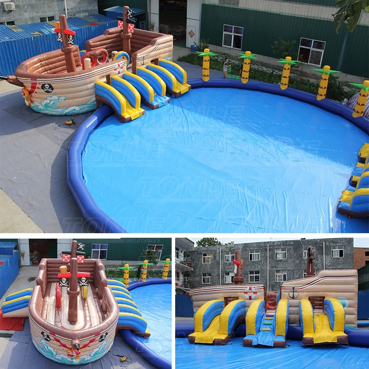 pirate inflatable water park