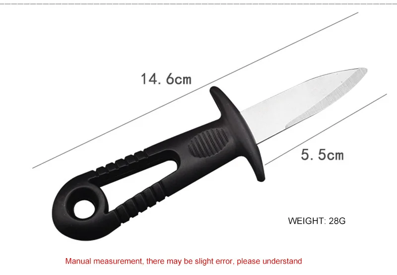 Oyster Knife With Guard Scallops Opener For Seafood Shell Opening Multi Use Pry Knives Open